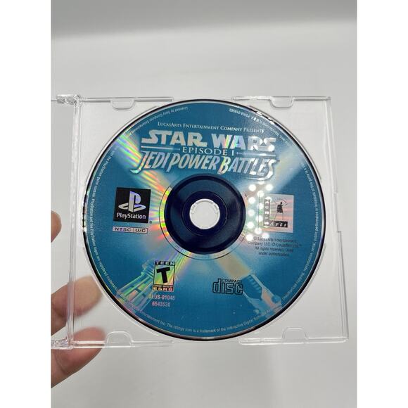 Star Wars: Episode I: Jedi Power Battles (PlayStation 1, 2000) With Case - Picture 5 of 5